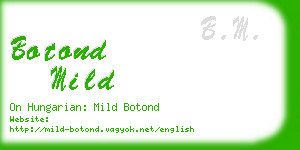 botond mild business card